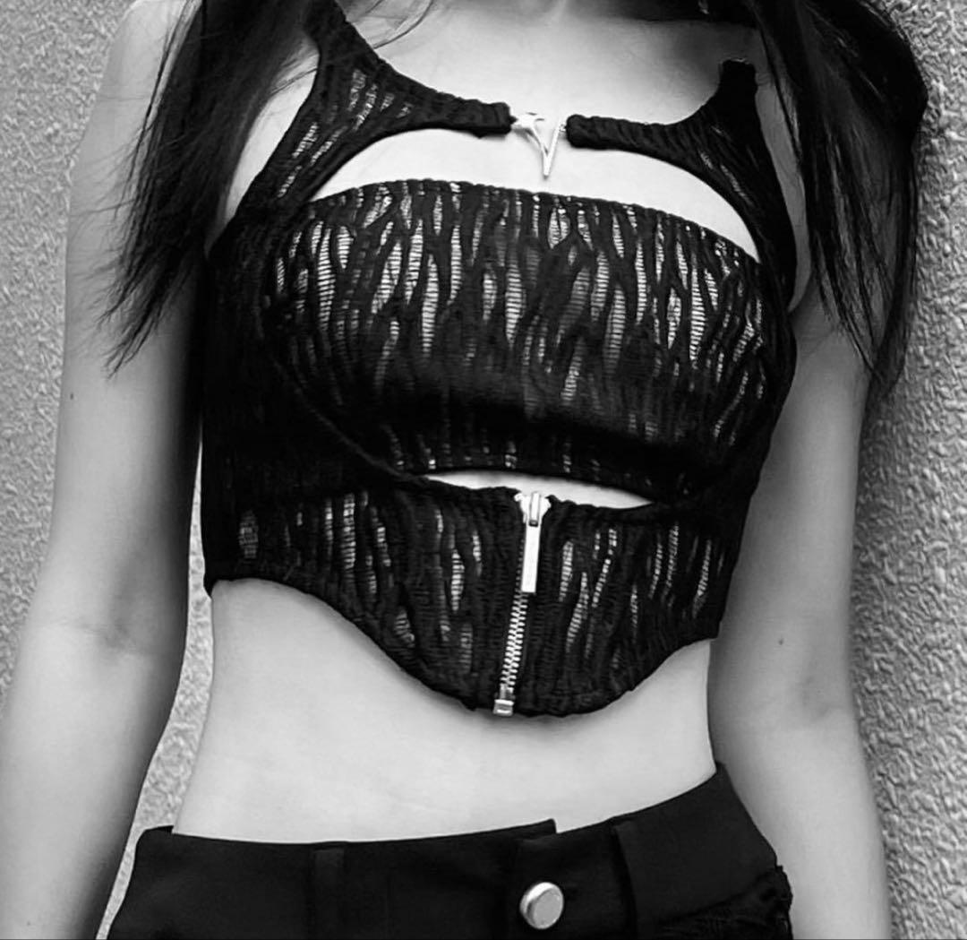 s*.様 THEREDTHREAD S circle camisole lace