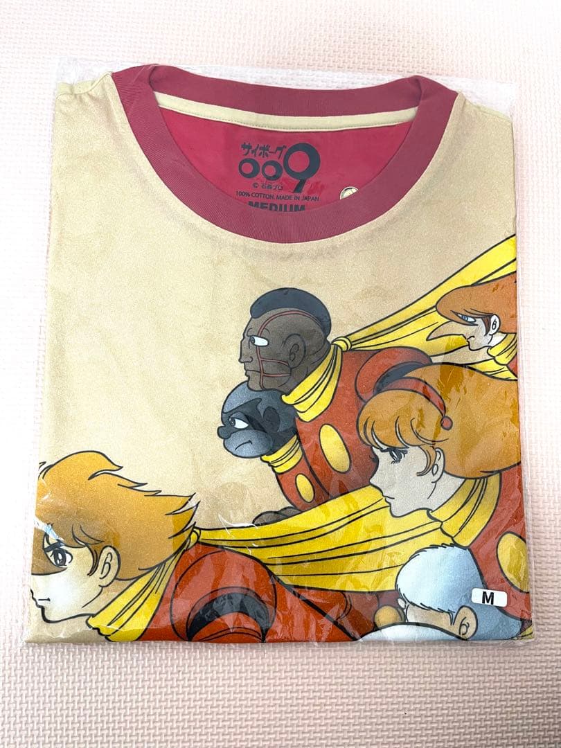 【新品】サイボーグ009 半袖Tシャツ Mサイズ レトロ アニメ 石ノ森章太郎