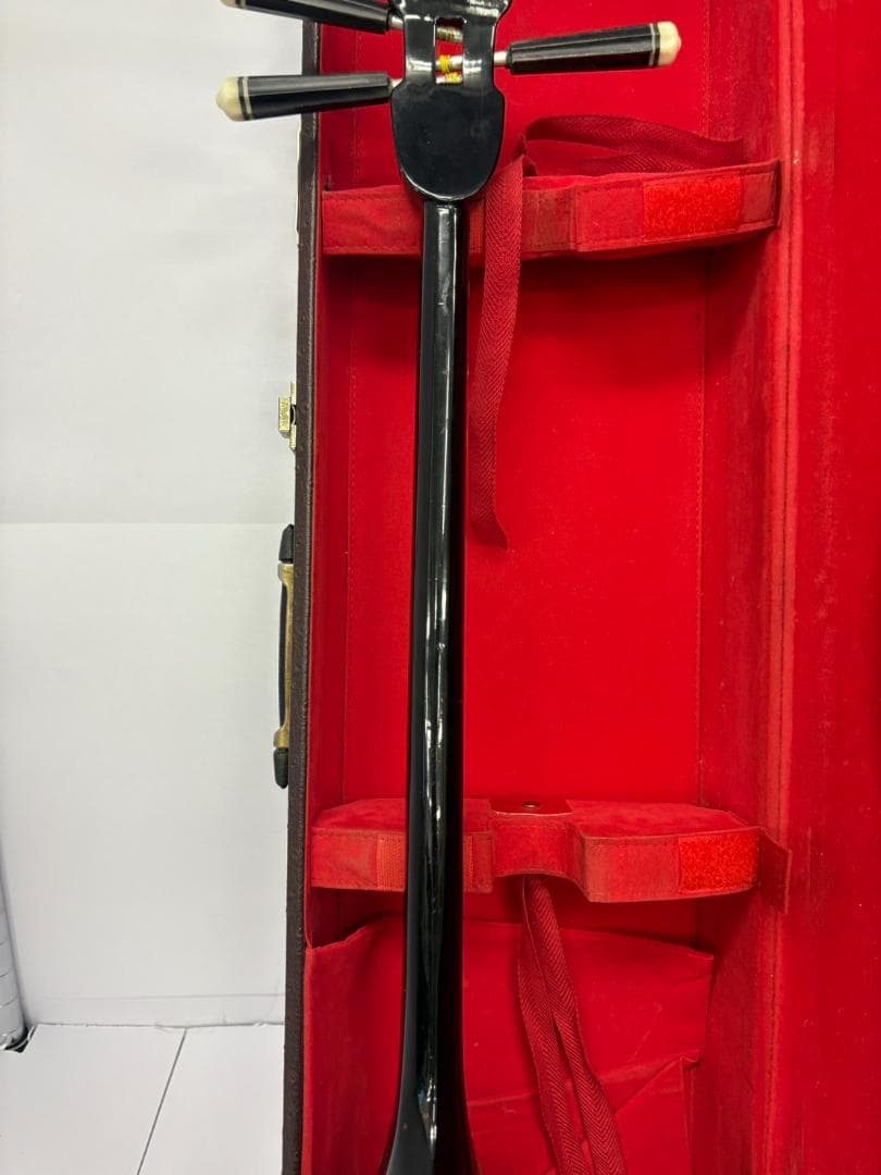 a*n様 【中古】三線 本体 ヘビ柄 赤いケース付き 型不明