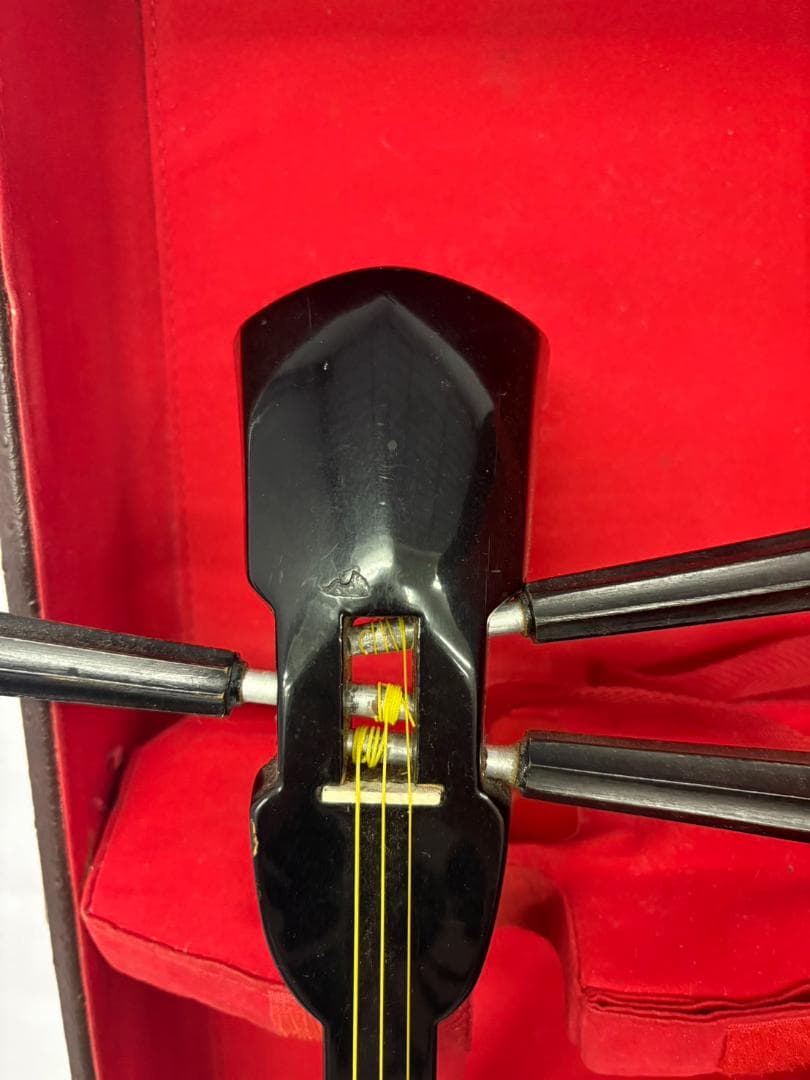 a*n様 【中古】三線 本体 ヘビ柄 赤いケース付き 型不明