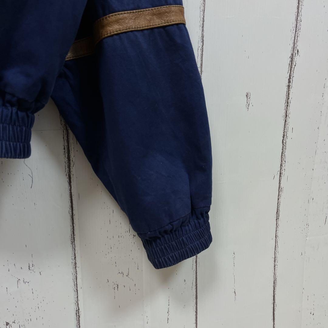 35]希少DIADORAディアドラ刺繍ロゴUSA製フルジップ ジャケットブルゾン