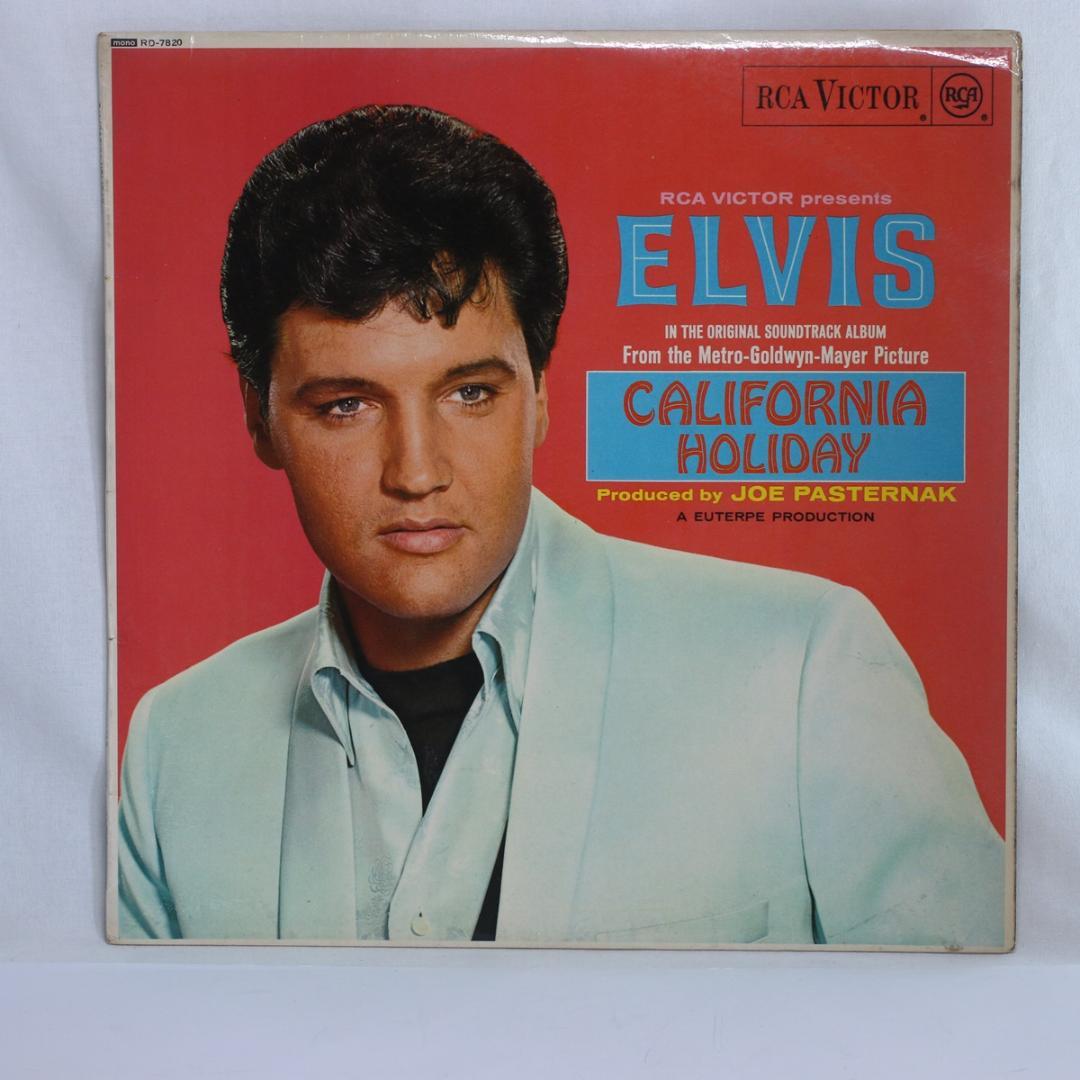 英LP Elvis Presley California Holiday 深溝