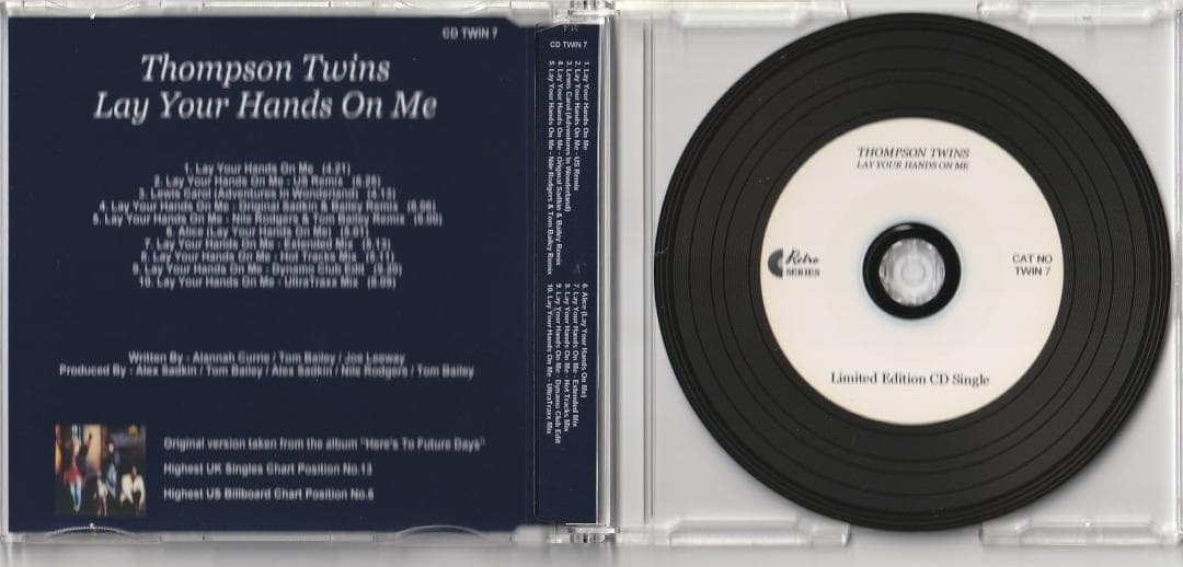 Thompson Twins - Lay Your Hands On Me　CD