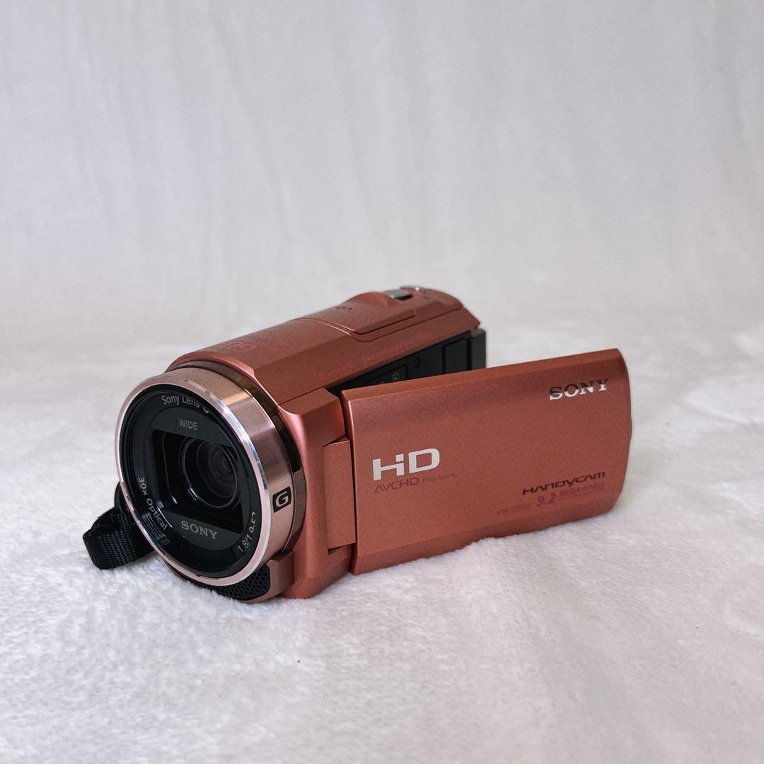 SONY HDR-CX535 ハンディカム 動作確認済み　ビデオカメラ　ピンク