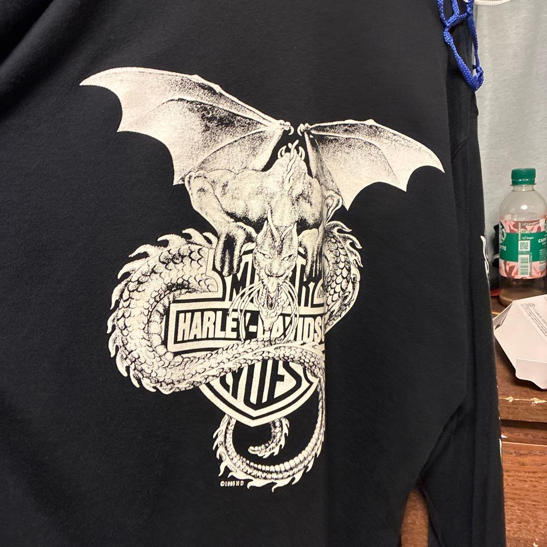 Harley-Davidson ブラック ロングスリーブ Tシャツ