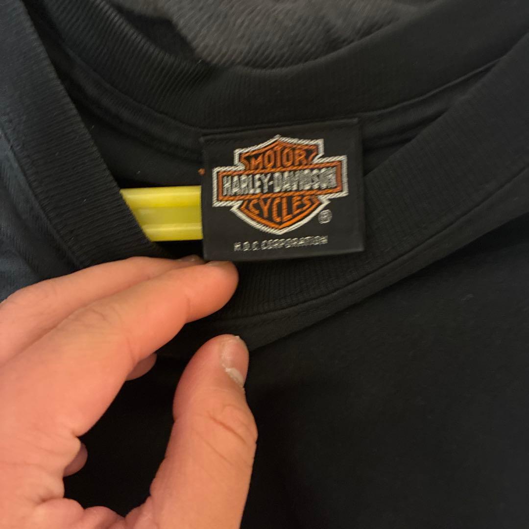 Harley-Davidson ブラック ロングスリーブ Tシャツ