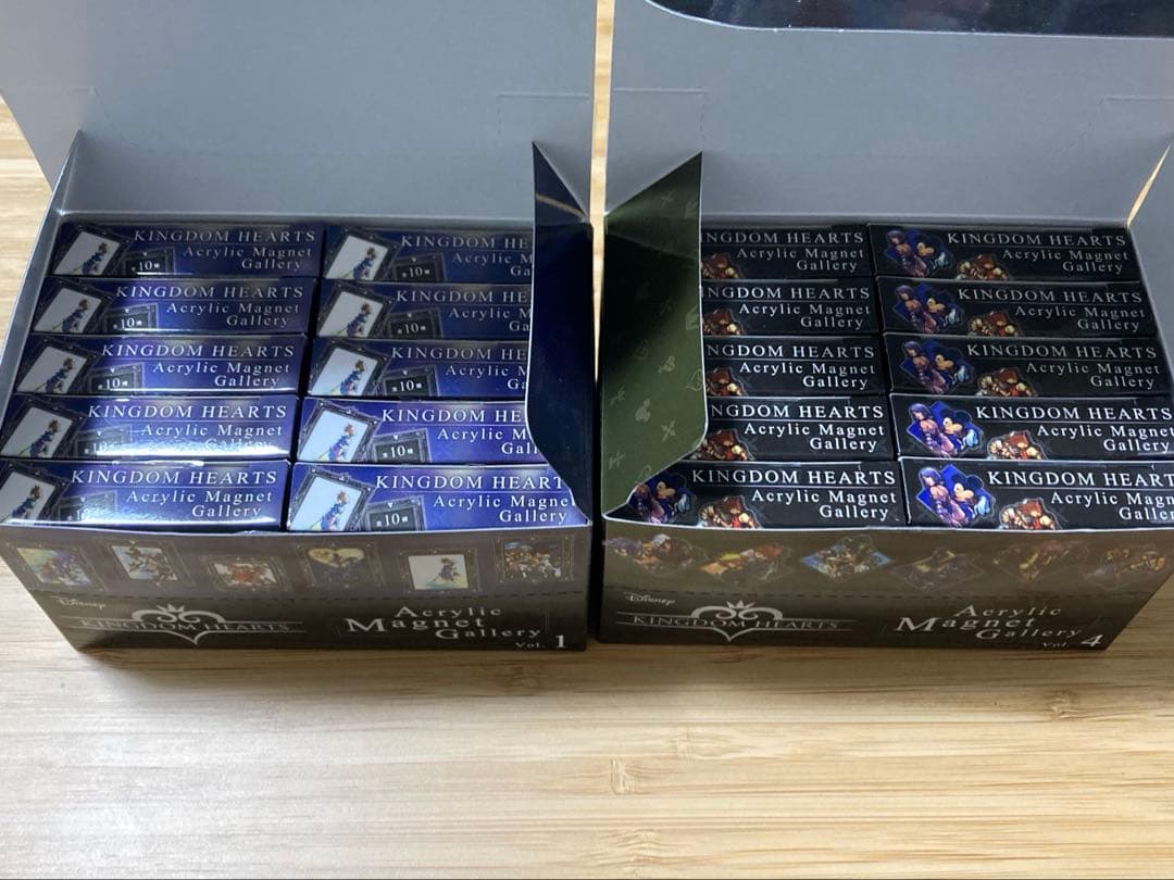 キングダムハーツ アクリルマグネットギャラリー Vol.1 Vol.4 BOX