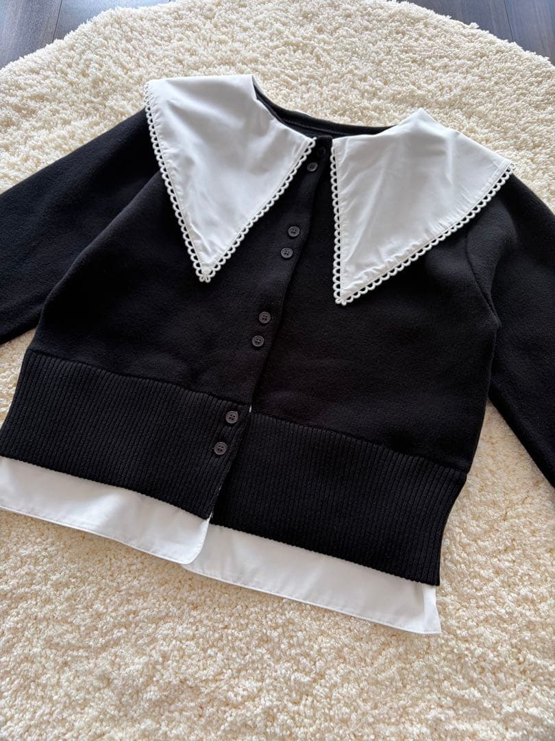 Bibiy. PATTY PILGRIM TOP ブラック