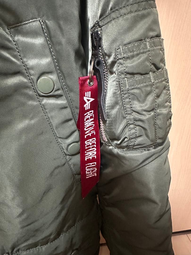 ALPHA INDUSTRIES N-3B フライトジャケット グリーン L