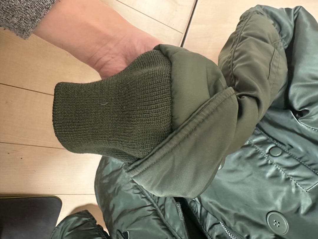 ALPHA INDUSTRIES N-3B フライトジャケット グリーン L