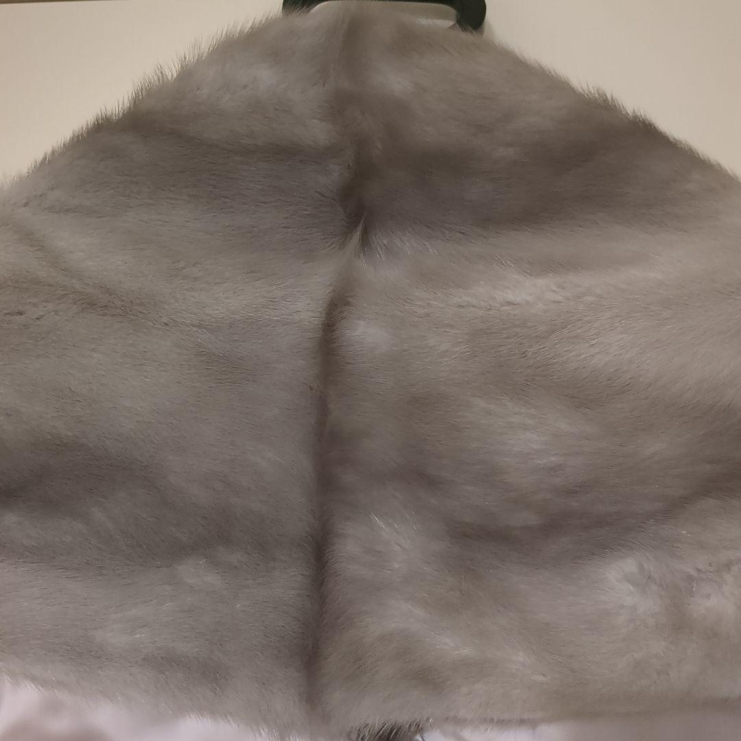 未使用　　サガミンク　ショール　グレー　タグ付き