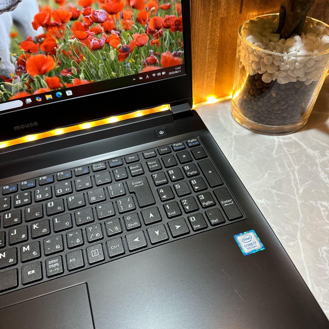 準美品 NVIDIAグラボ搭載‼️Mouse☘️i7☘メモリ32GB☘ノートパソコン