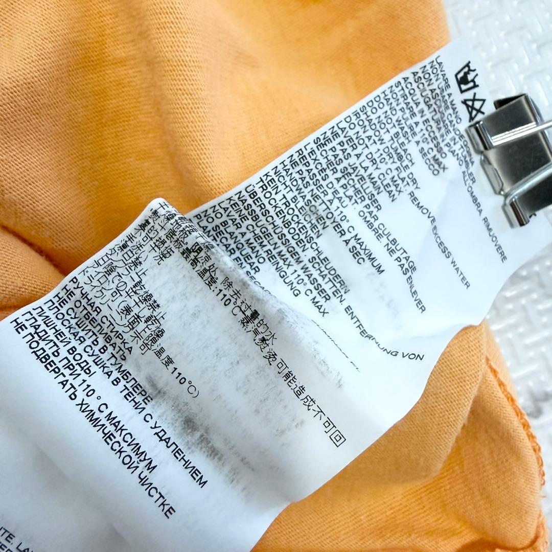 美品 メゾンマルジェラ Maison Margiela 10 Tシャツ オレンジ