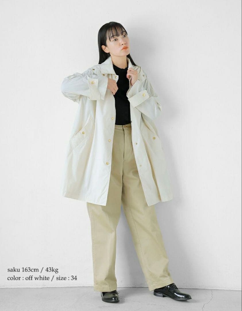 Traditional Weatherwear ホワイトロングコート