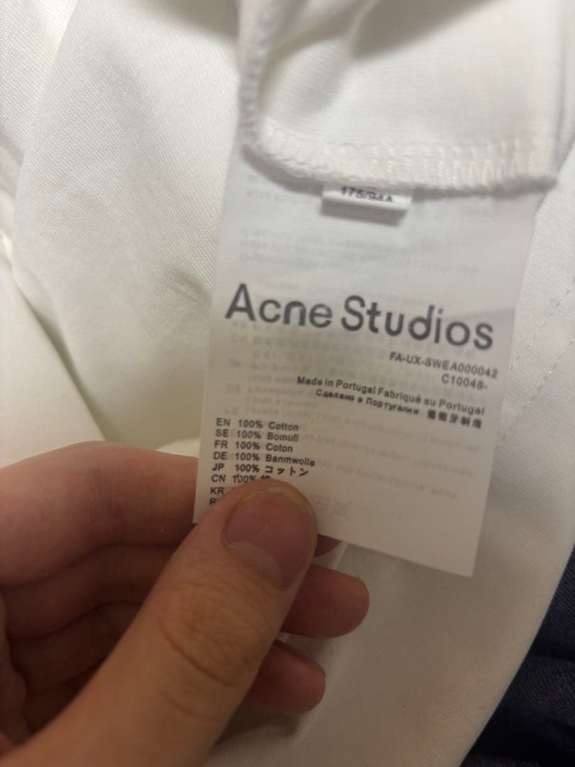Acne Studios 1996年 プリントロゴ白Tシャツ