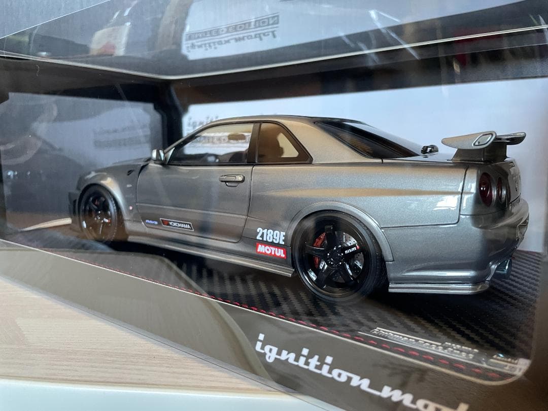 イグニッションモデル　スカイラインR34GT-R　CRS　RB26EG付