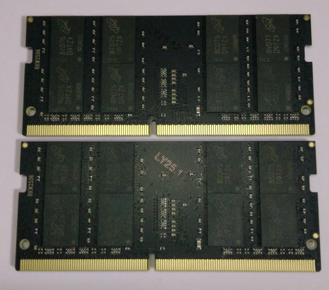 Intaiell ノートメモリ DDR4-2666 32GB (16GBx2枚)