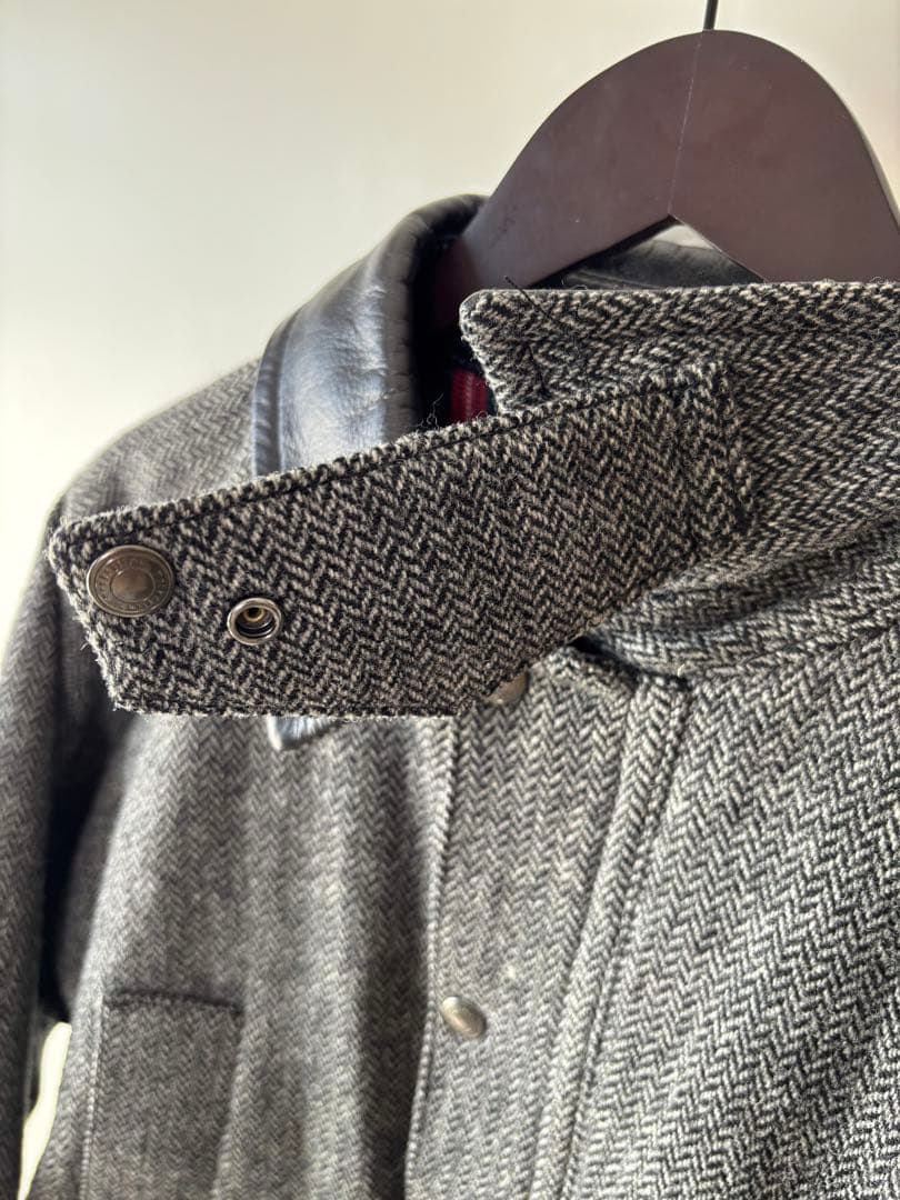 Monkey Time Tweed ヘリンボーンウールカバーオールジャケット