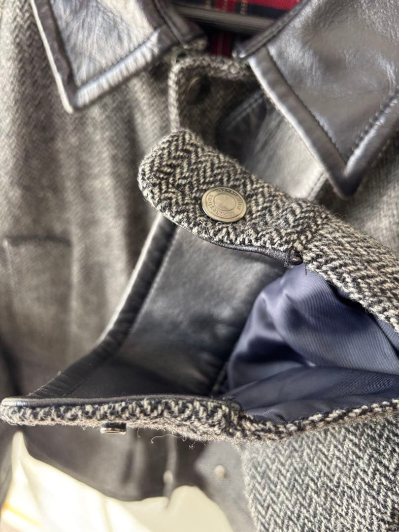 Monkey Time Tweed ヘリンボーンウールカバーオールジャケット