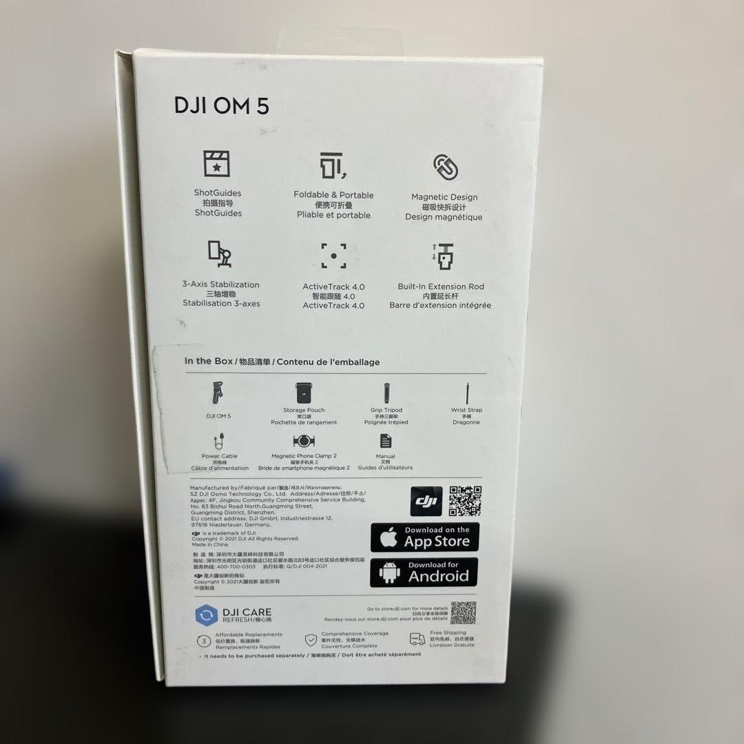 DJI OM 5 スマートフォンジンバル