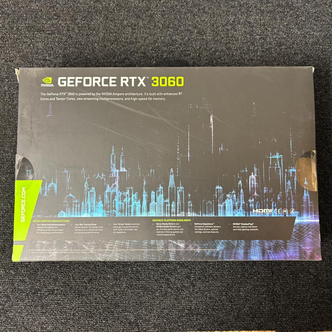 【送料無料】玄人志向 GALAKURO GAMING RTX3060 12GB