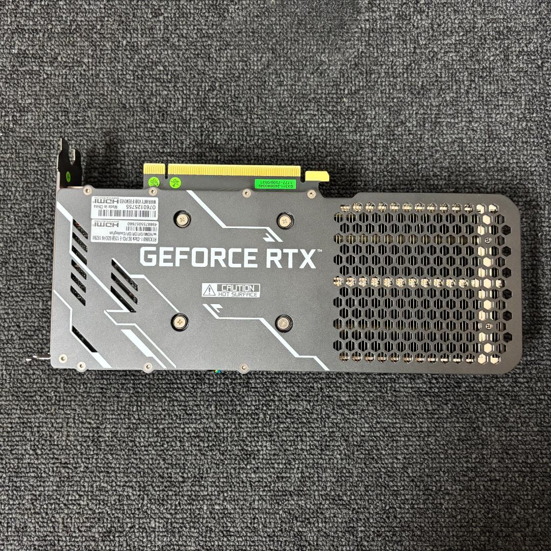 【送料無料】玄人志向 GALAKURO GAMING RTX3060 12GB