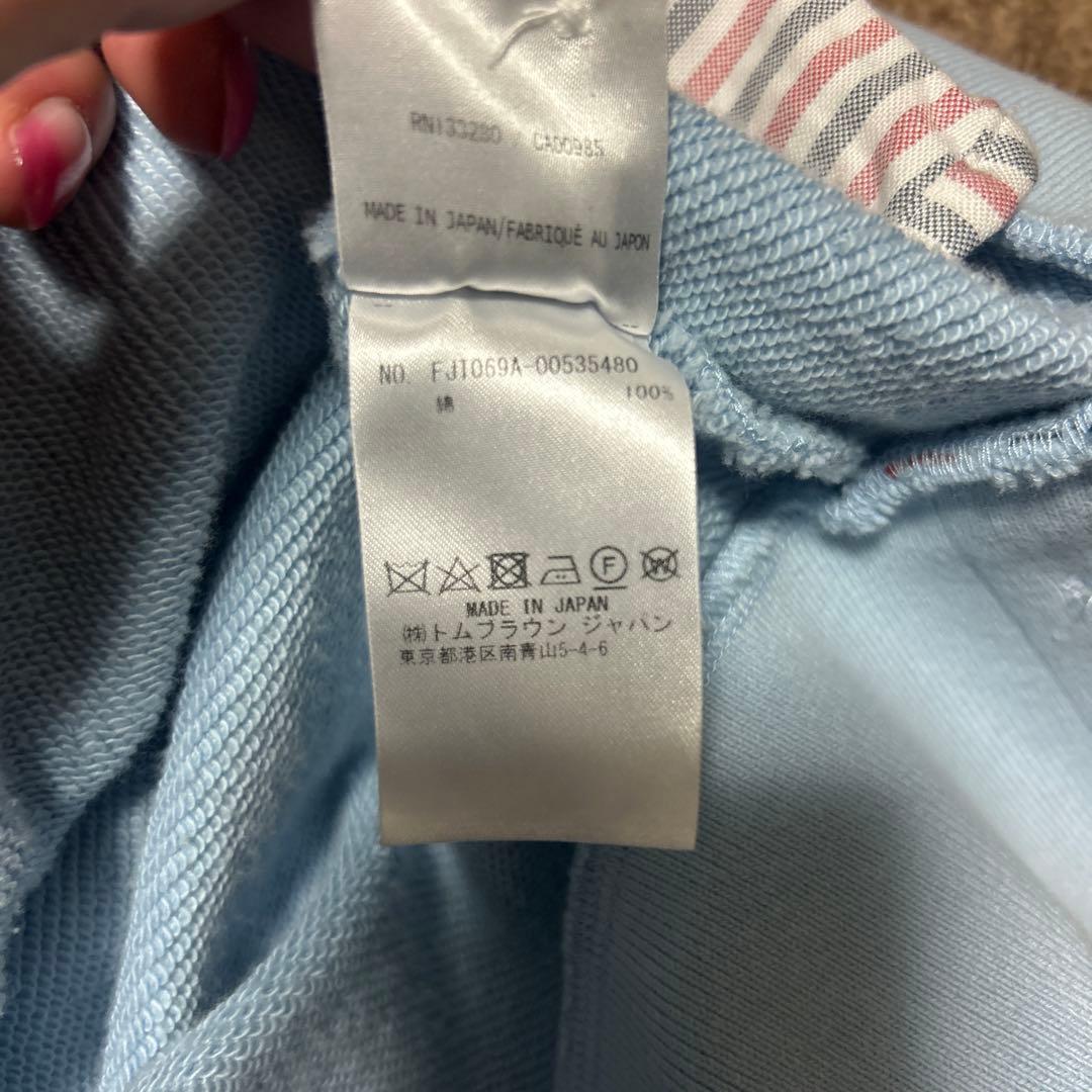 thom browne 水色 カーディガン