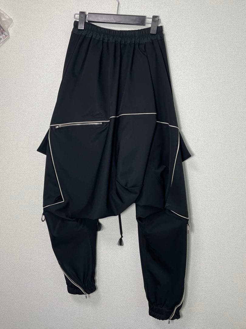 ハンドメイド 捻れサルエルカーゴパンツ (リックオウエンス julius)