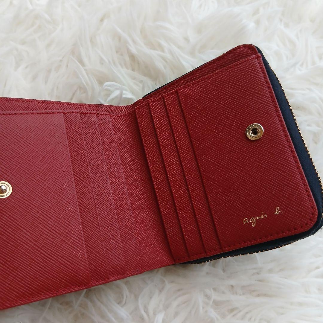 【agnes b.】【美品】【agnes b.】 二つ折り財布 EW13B-09