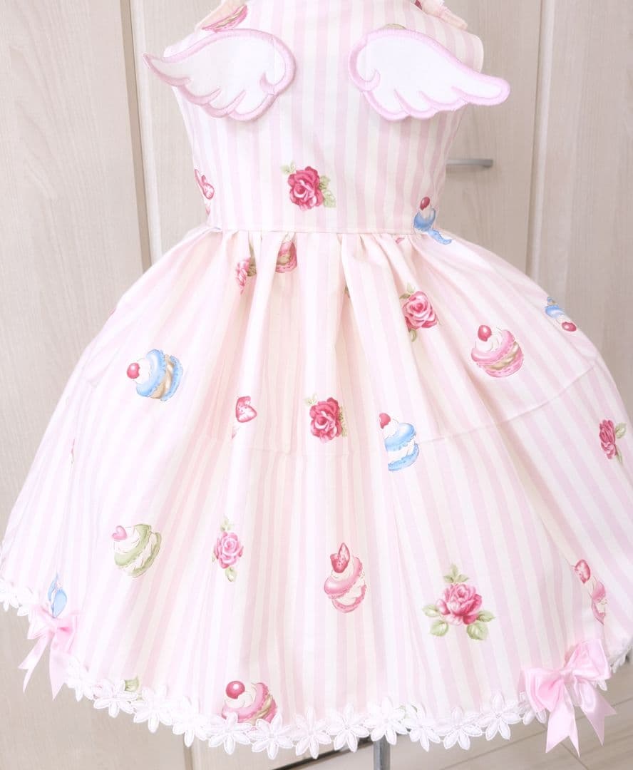 ハンドメイド　ワンピース　レア生地　90cm