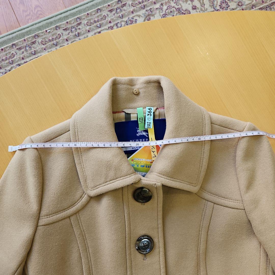 株*ノ様 BURBERRY　ブルーレーベル　 ベージュ ロングコート L　ノバチ