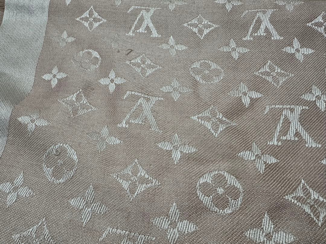 LOUIS VUITTON ピンク ストール ショール・モノグラム