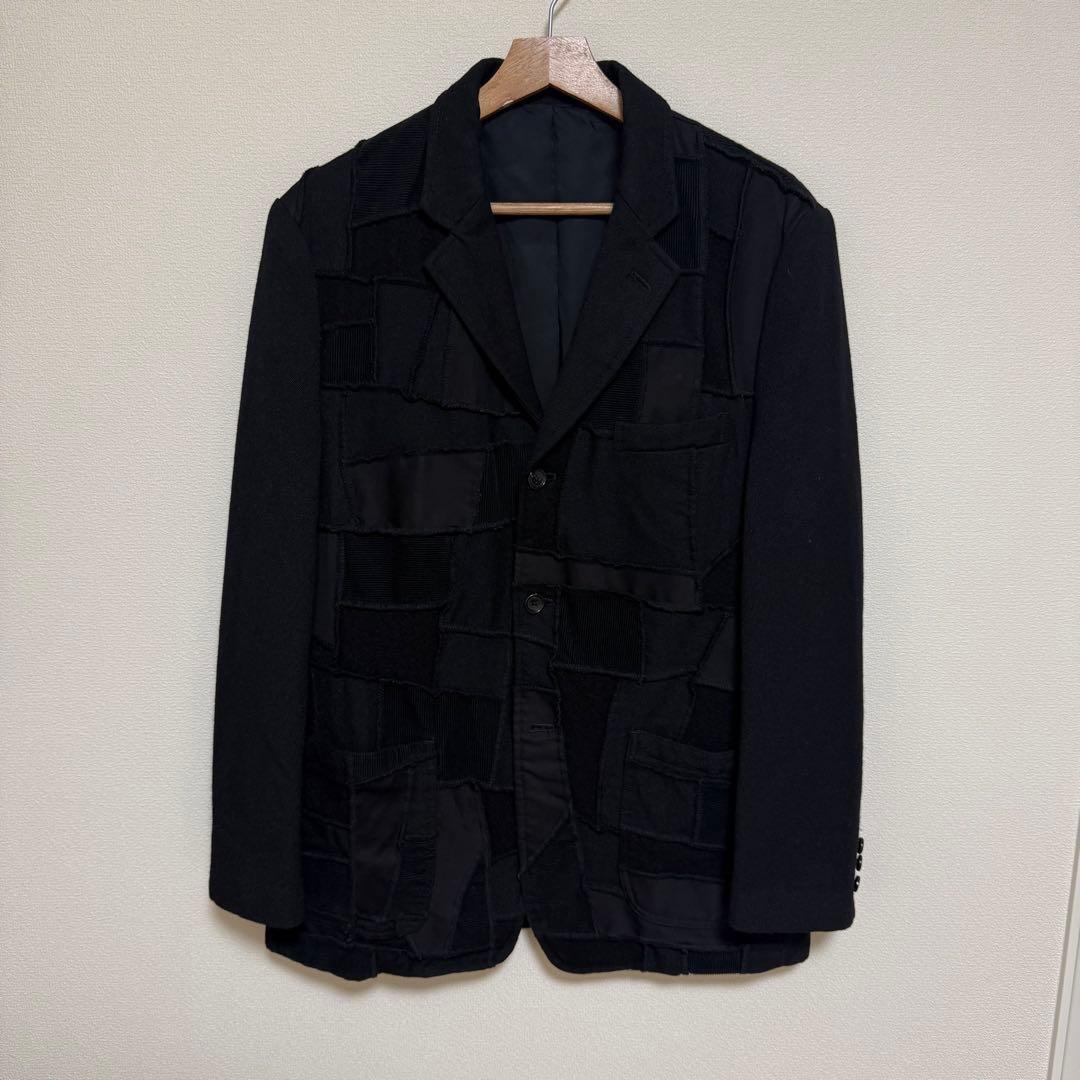 18AW コムデギャルソオム パッチワークジャケット