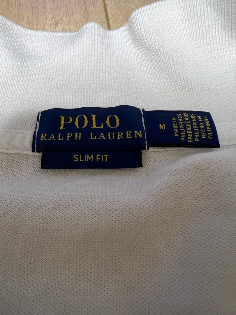 POLO RALPH LAUREN ホワイト ポロシャツ M