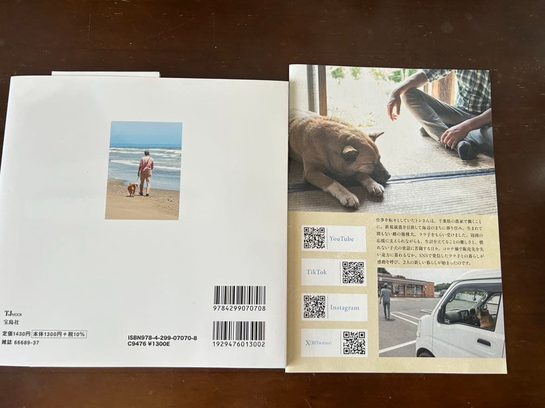 海辺の犬。　2冊セット