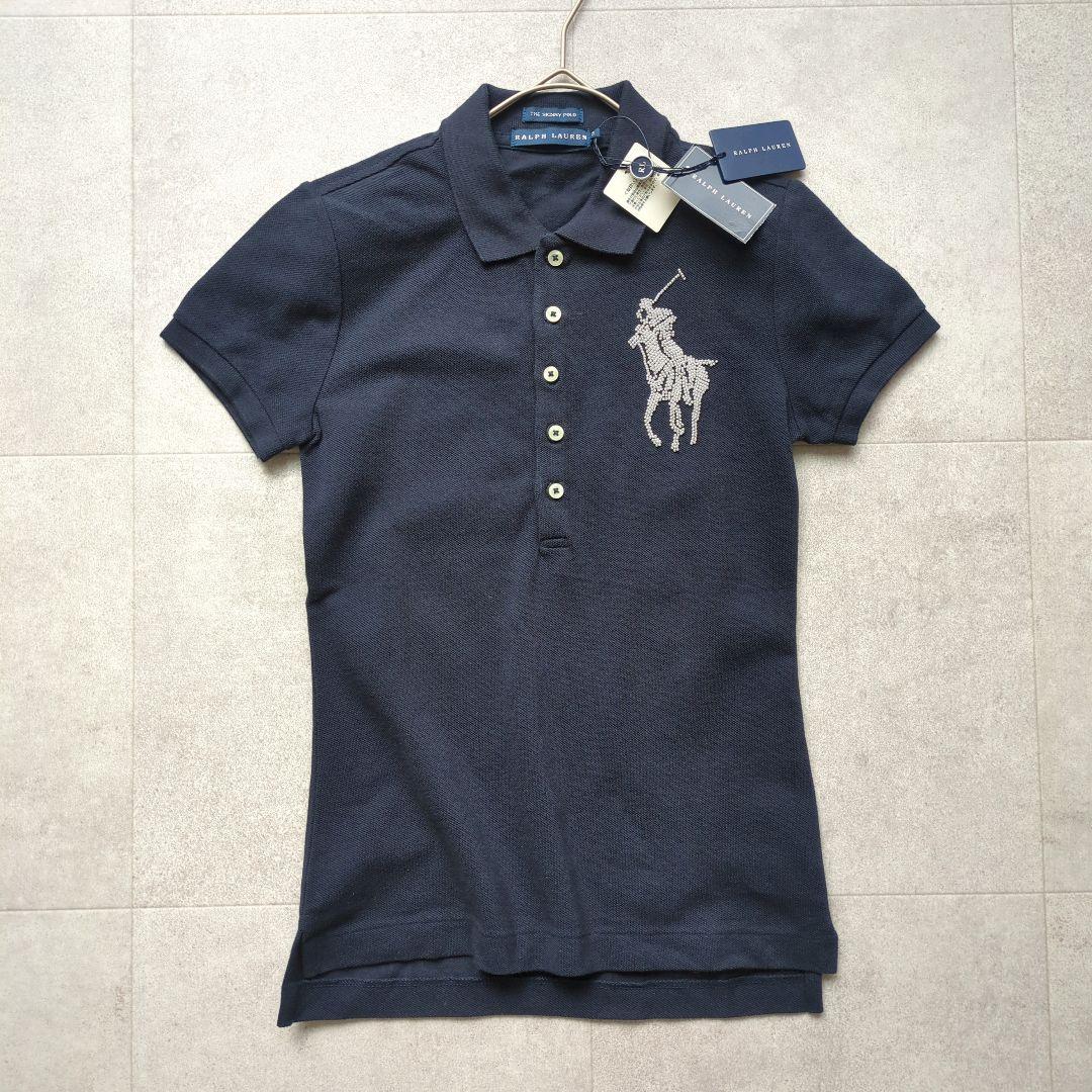 タグ付 新品✨ ラルフローレン ポロシャツ ビーズポニー ビッグロゴ ゴルフ