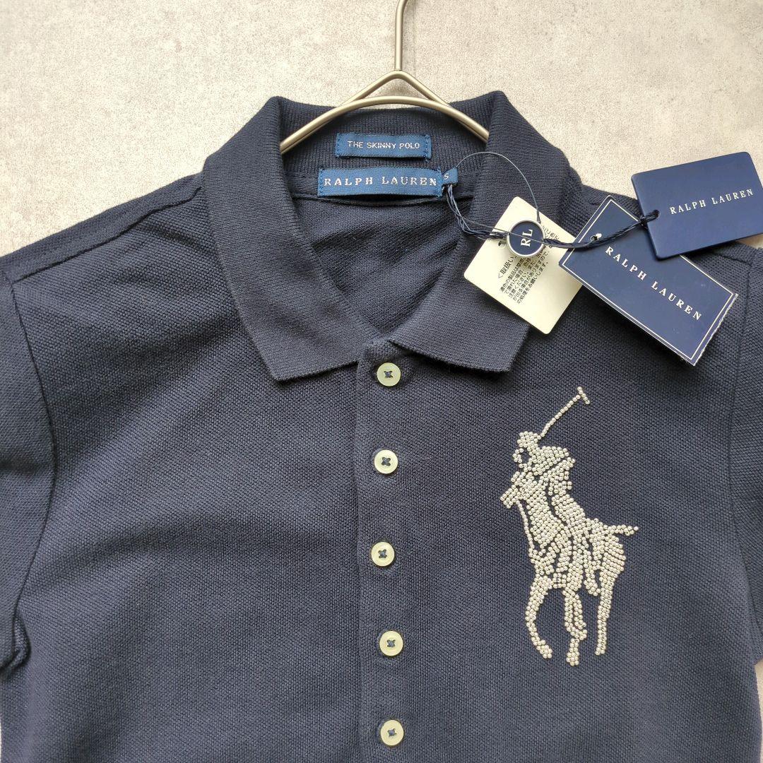 タグ付 新品✨ ラルフローレン ポロシャツ ビーズポニー ビッグロゴ ゴルフ