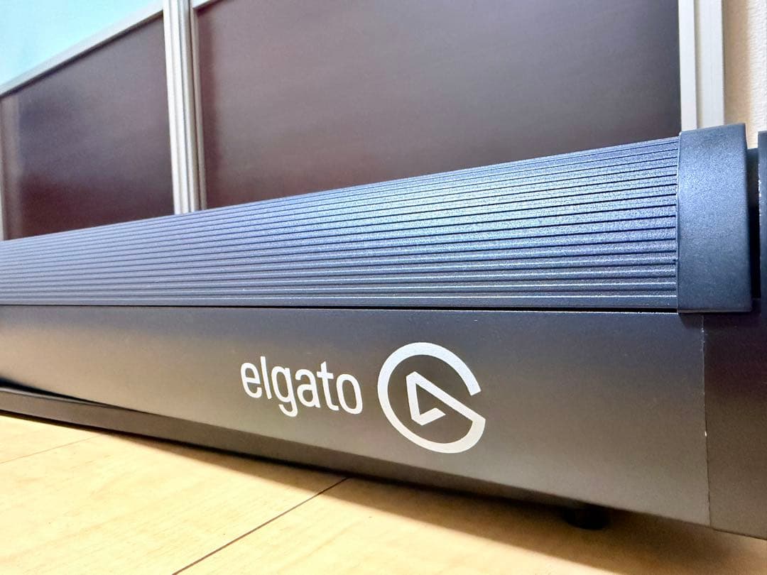 【美品】elgato 折りたたみ式クロマキー背景布 グリーンスクリーン