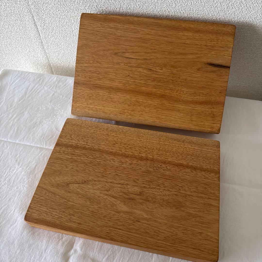 堀宏治 深くるみ角盆小×2 作家　木