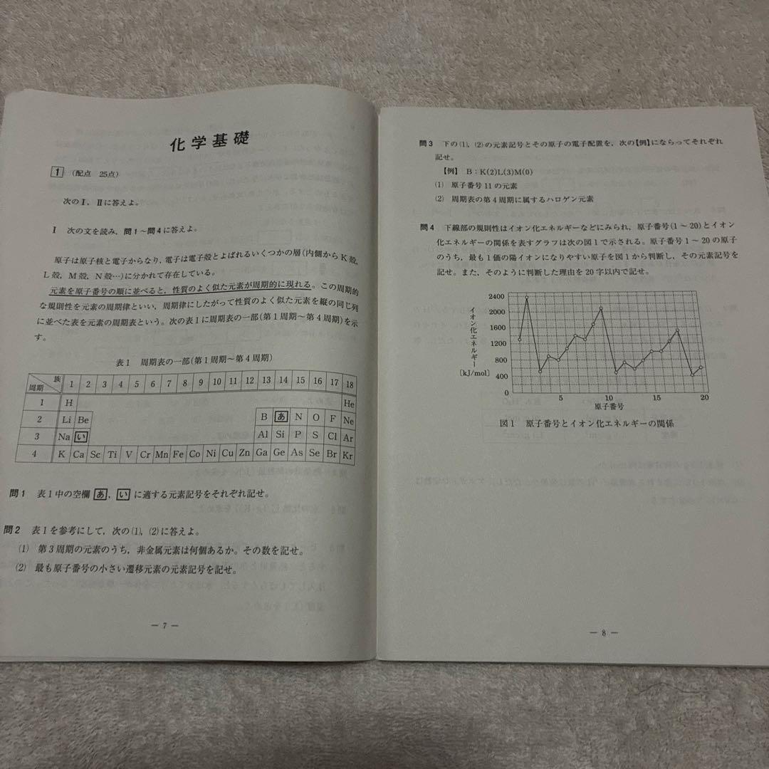 【書き込みなし】 2025年 5月 高3 第1回 全統記述模試 国数理英 理系