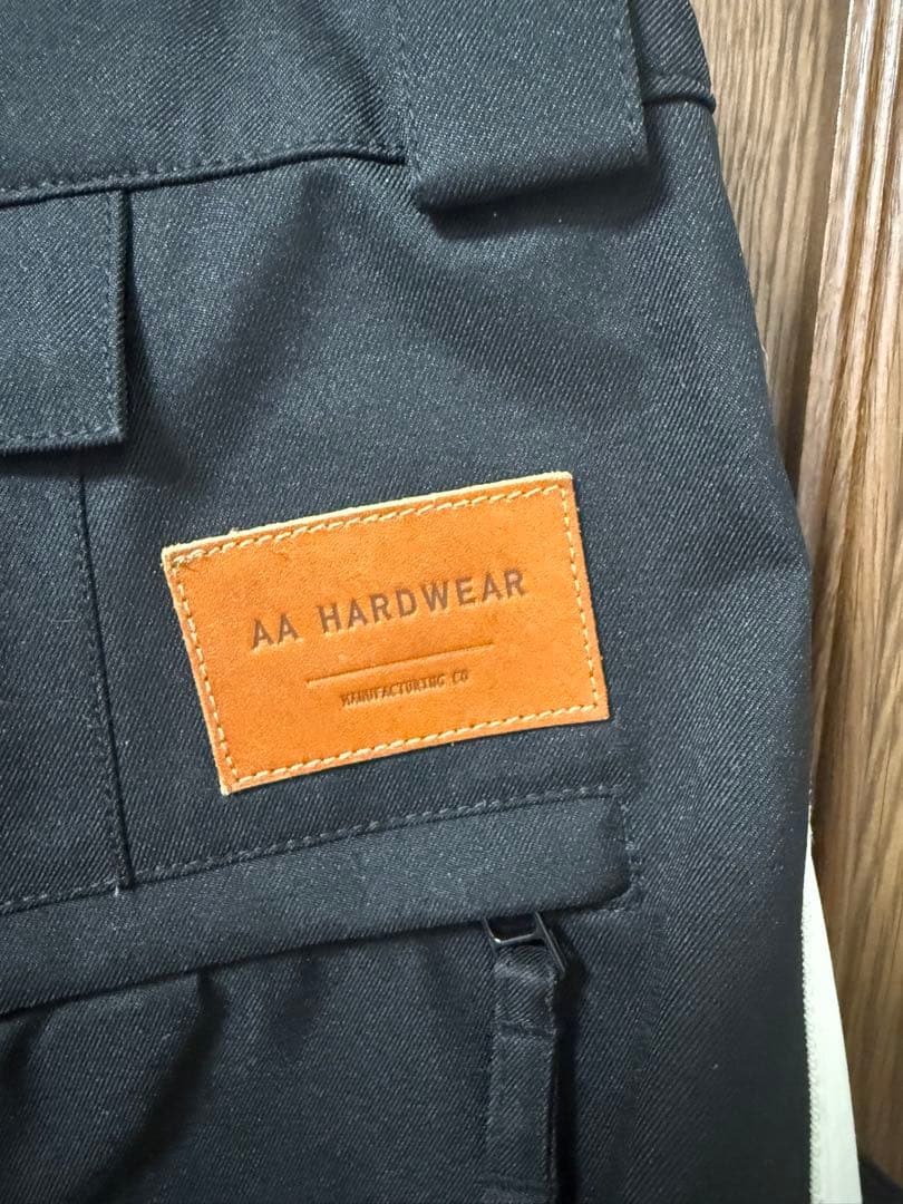 【お値下げ】AA HARDWEAR スノーボードパンツ ブラック　XLサイズ