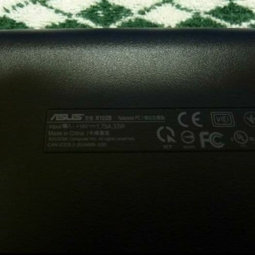 ASUS X102B windows10 10.1タッチパネル