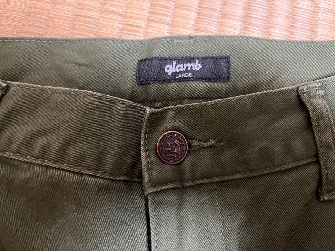 glamb シモンジョッパーズパンツ　カーキLサイズ