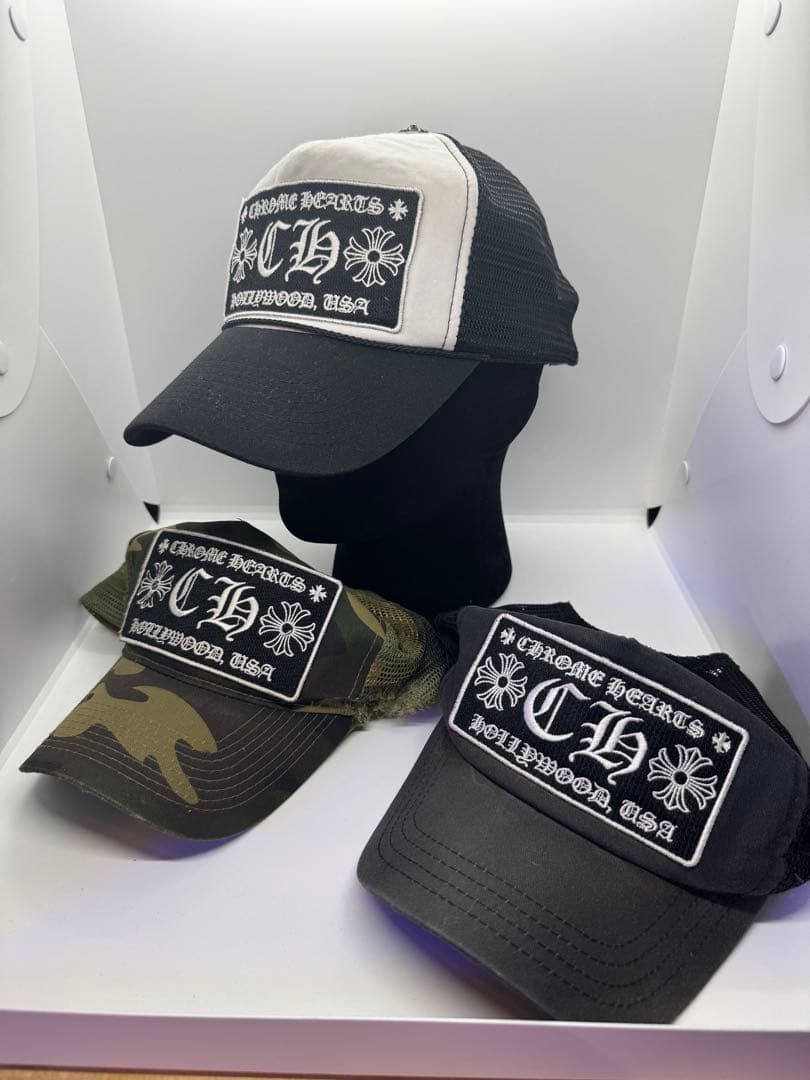 クロムハーツ　キャップ　3個セット　ジャンク