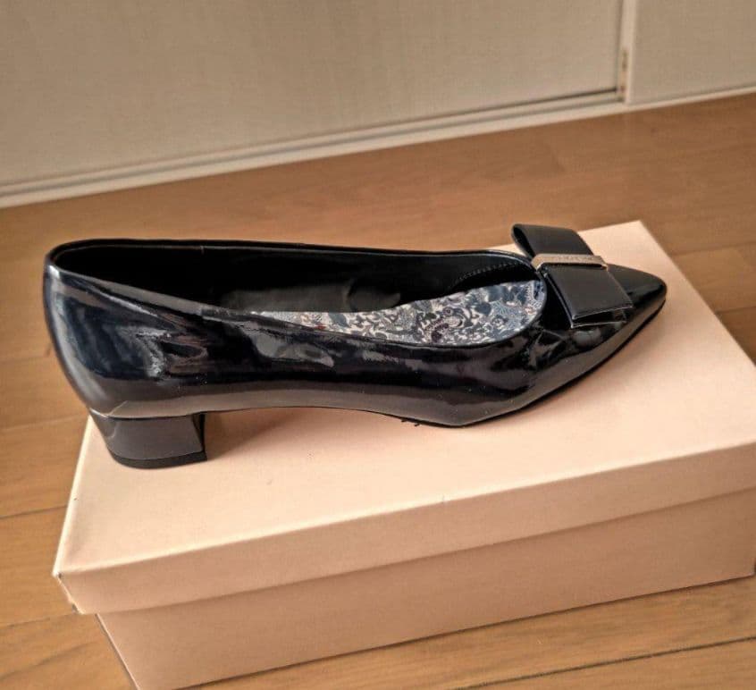 新品！JILLSTUART shoe リボンモチーフオールウェザー対応パンプス
