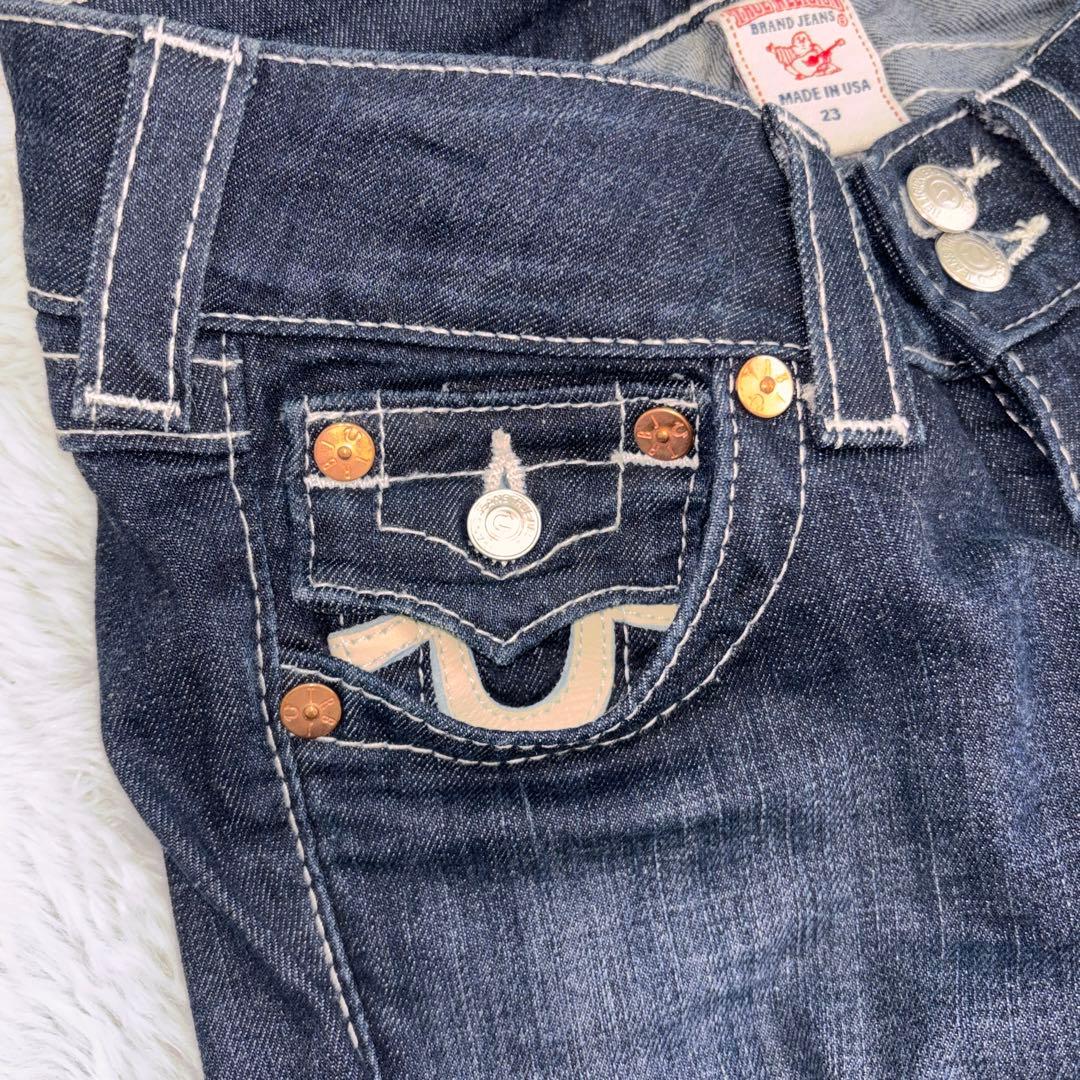 TRUE RELIGION USA製 Y2K フレアデニム 美品 23