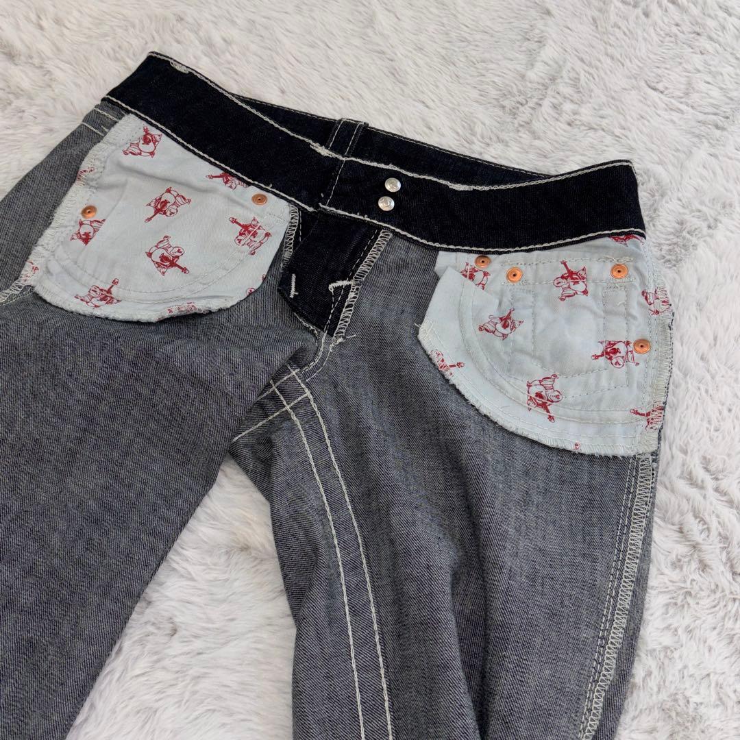 TRUE RELIGION USA製 Y2K フレアデニム 美品 23