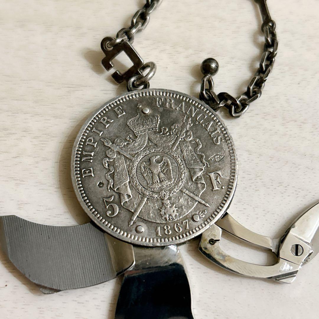 ELOI エロア　 5フラン 硬貨 ナイフ ヴィンテージ