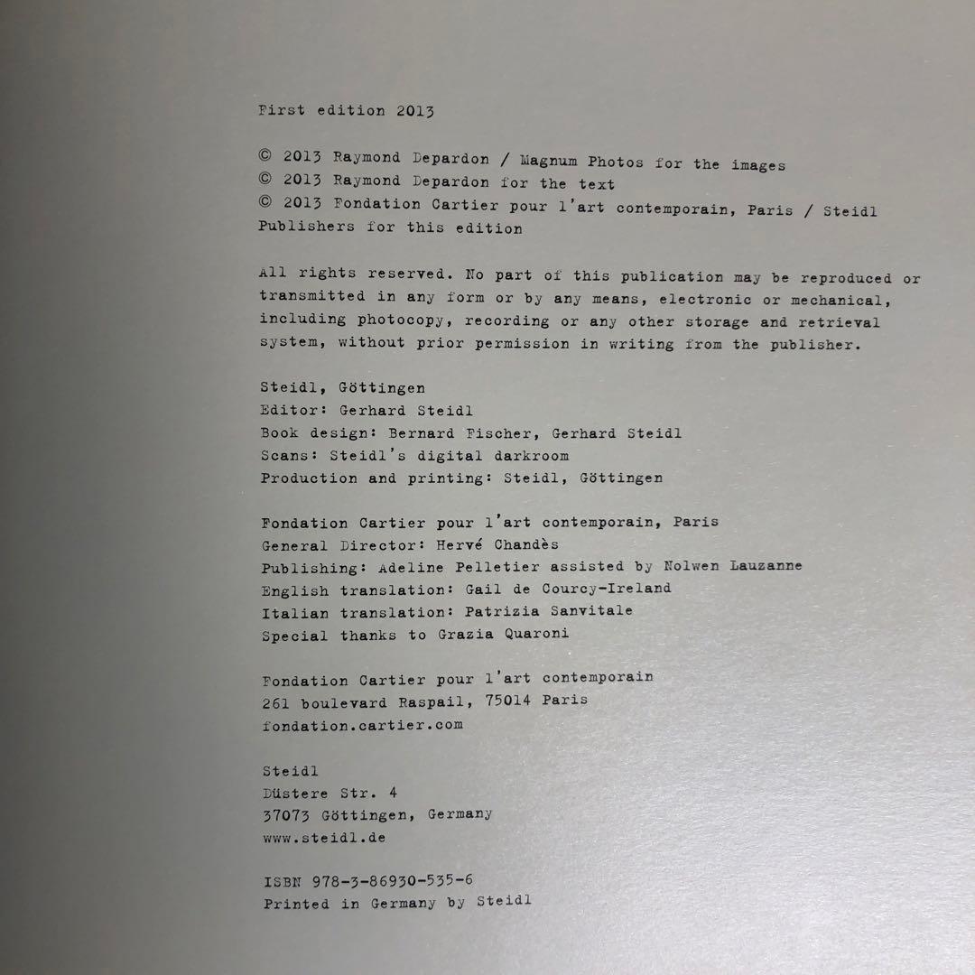 (珍しい本) 初版 Raymond Depardon MANICOMIO 洋書