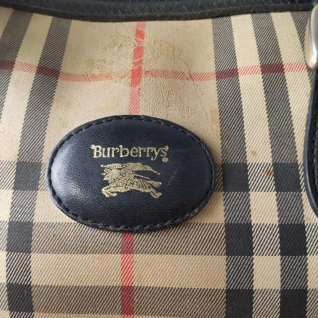 BURBERRY バーバリー ミニボストンバッグ ノバチェック シャドーホース
